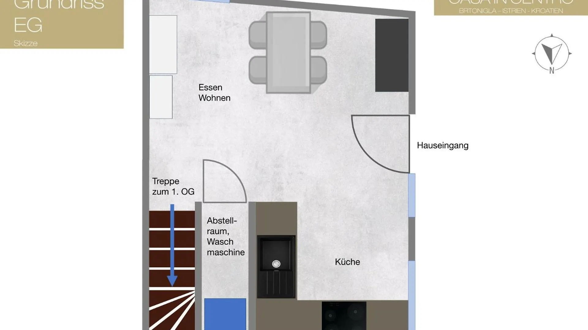 Apartamento Casa In Centro Brtonigla