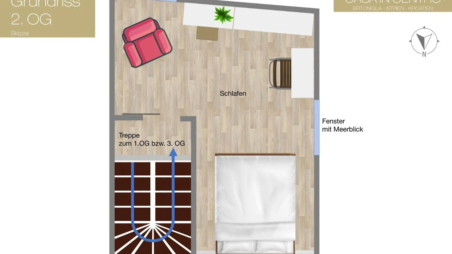 Apartamento Casa In Centro Brtonigla